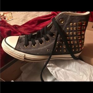 High top Converse studded 6